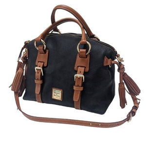 Authentic DOONEY & BOURKE Florentine Bristol Satchel BLACK